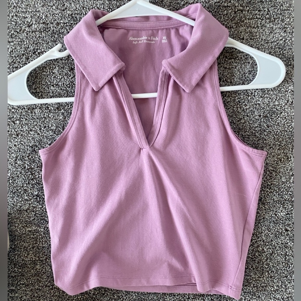 Abercrombie and Fitch cropped tank polo